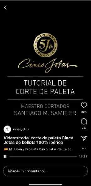 Cinco Jotas pieza 2